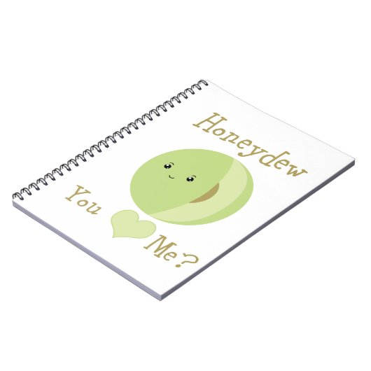 Honeydew dat je van me houdt? notitieboek (Linkerzijde)