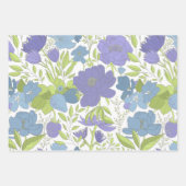 Honeydew, Lila en blauw cadeautje Inpakpapier Vel (Voorkant)