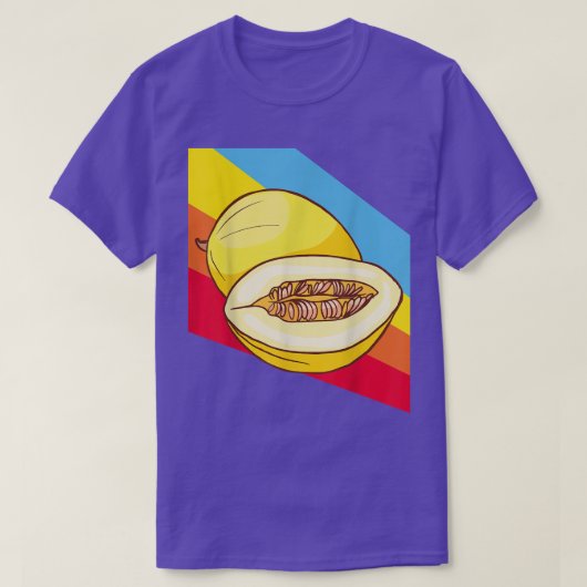 Honeydew melon Food Vegan Vegetarian  T-shirt (Design voorkant)