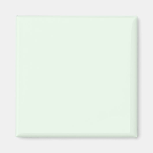 Honeydew Melon Groen F0FFF0 Kleur met Naam Optie Magneet (Voorkant)