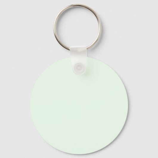 Honeydew Melon Groen F0FFF0 Kleur met Naam Optie Sleutelhanger (Voorkant)