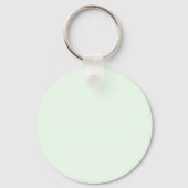 Honeydew Melon Groen F0FFF0 Kleur met Naam Optie Sleutelhanger (Achterkant)