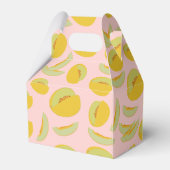 Honeydew Melons Fruit Pattern Bedankdoosjes (Achterkant)