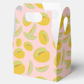 Honeydew Melons Fruit Pattern Bedankdoosjes (Geopend)