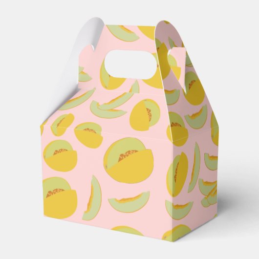 Honeydew Melons Fruit Pattern Bedankdoosjes (Voorkant Zijde)