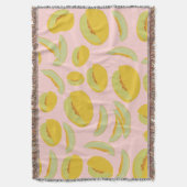 Honeydew Melons Fruit Pattern Deken (Voorkant Verticaal)