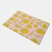 Honeydew Melons Fruit Pattern Deurmat (Schuin)