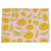 Honeydew Melons Fruit Pattern Groot Cadeauzakje (Voorkant)