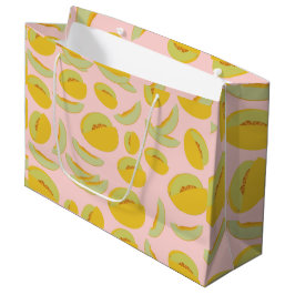 Honeydew Melons Fruit Pattern Groot Cadeauzakje