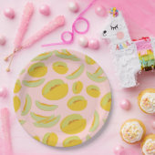 Honeydew Melons Fruit Pattern Papieren Bordje (Feest)