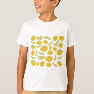 Honeydew Melons Fruit Pattern T-shirt