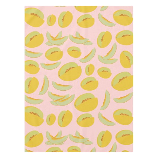 Honeydew Melons Fruit Pattern Tafelkleed (Voorkant)