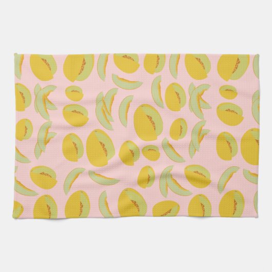 Honeydew Melons Fruit Pattern Theedoek (Horizontaal)