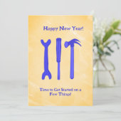 HoneyDo List Nieuwe Jaren Feestdagenkaart (Staand voorkant)