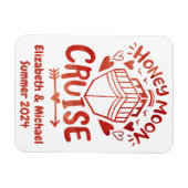 Honeymoon - aangepaste cruise Cabin-deur Magneet (Horizontaal)