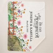 Honeymoon - Aangepaste verpakking voor de Passen g Sherpa Deken (Voorkant)