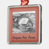 Honeymoon Arch Kerst Arch ingelijst Metal Ornamen Metalen Ornament (Links)