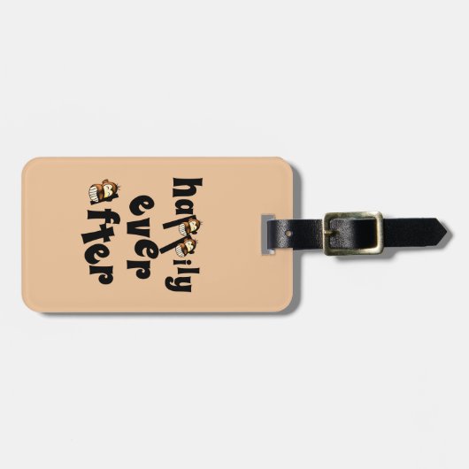 Honeymoon bagagelabel (Voorkant horizontaal)