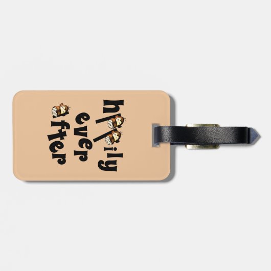 Honeymoon bagagelabel (Achterkant horizontaal)