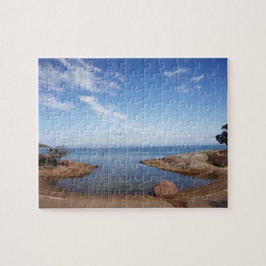 Honeymoon Bay, Coles Bay, Freycinet National Legpuzzel (Horizontaal)