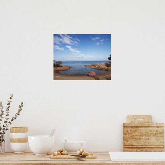 Honeymoon Bay, Coles Bay, Freycinet National Poster (Keuken)