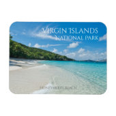 Honeymoon Beach, St. John-eiland, Maagdeneilanden Magneet (Horizontaal)