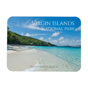Honeymoon Beach, St. John-eiland, Maagdeneilanden Magneet