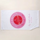 Honeymoon Beach Towel Strandlaken (Voorkant)