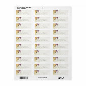 Honeymoon Bee  Return Address Labels (Full Sheet)