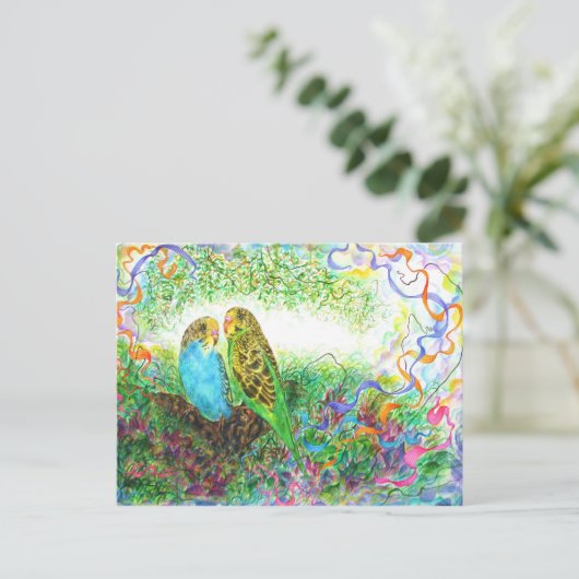 Honeymoon Briefkaart (Staand voorkant)