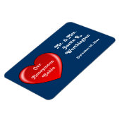 Honeymoon Cabin Blue Cruise Door Marker Magneet (Linkerzijde)