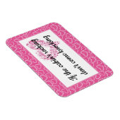 Honeymoon Cabin Pink Hearts Cruise Funny Cabin Magneet (Rechterzijde)