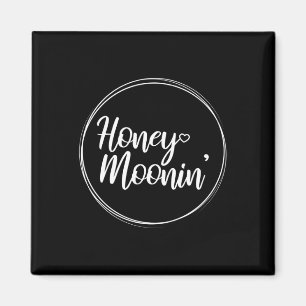Honeymoon Couple Wedding Honeymoonin Brides Groom Magneet