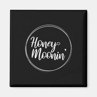 Honeymoon Couple Wedding Honeymoonin Brides Groom Magneet