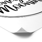 Honeymoon Couple Wedding Honeymoonin Brides Groom Poster (Hoek)