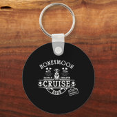 Honeymoon Cruise 2025 Bruid En Bruidegom Pasgetrou Sleutelhanger (Voorkant)