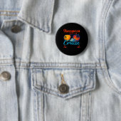 Honeymoon Cruise 2026 Net Getrouwd Ontwerp Ronde Button 5,7 Cm (In situ)