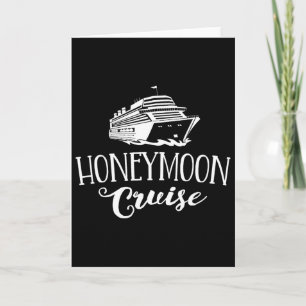 Honeymoon Cruise Koppels Overeenkomstige Vakantie Kaart