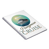 Honeymoon Cruise Pas getrouwd alleen gehuwde paren Notitieboek (Rechterzijde)