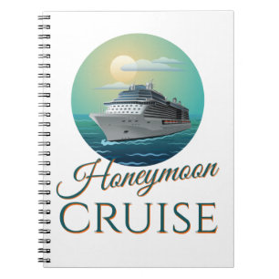 Honeymoon Cruise Pas getrouwd alleen gehuwde paren Notitieboek