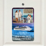 Honeymoon Cruise Stateroom Deurmarkering Beach Fot Magneet<br><div class="desc">cruiseschip anker honeymoon foto's bruiloft paar jaar pensioen reiswater goud schip oceaanreis stateroom deur marker koppels cabine cruises liefde</div>