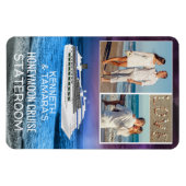 Honeymoon Cruise Stateroom Deurmarkering Beach Fot Magneet (Horizontaal)