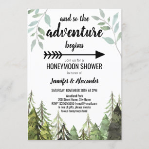 Honeymoon Douche uitnodiging