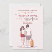 Honeymoon Douche uitnodiging (Voorkant)
