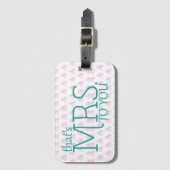 Honeymoon ECHTPAAR  Bagagelabel (Voorkant (verticaal))