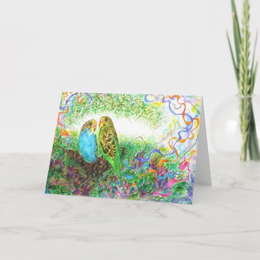 Honeymoon Feestdagen Kaart (Voorkant)