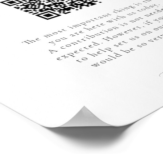 Honeymoon Fonds Poster (Hoek)