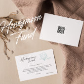 Honeymoon Fonds QR Code Reis Fonds Verzoek Cadeau Kaart