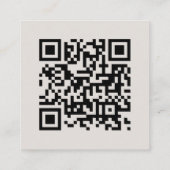 Honeymoon Fonds | QR-code voor digitaal weddenscha Informatiekaartje (Achterkant)