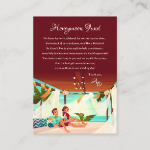 Honeymoon Fund Enclosure Card Informatiekaartje